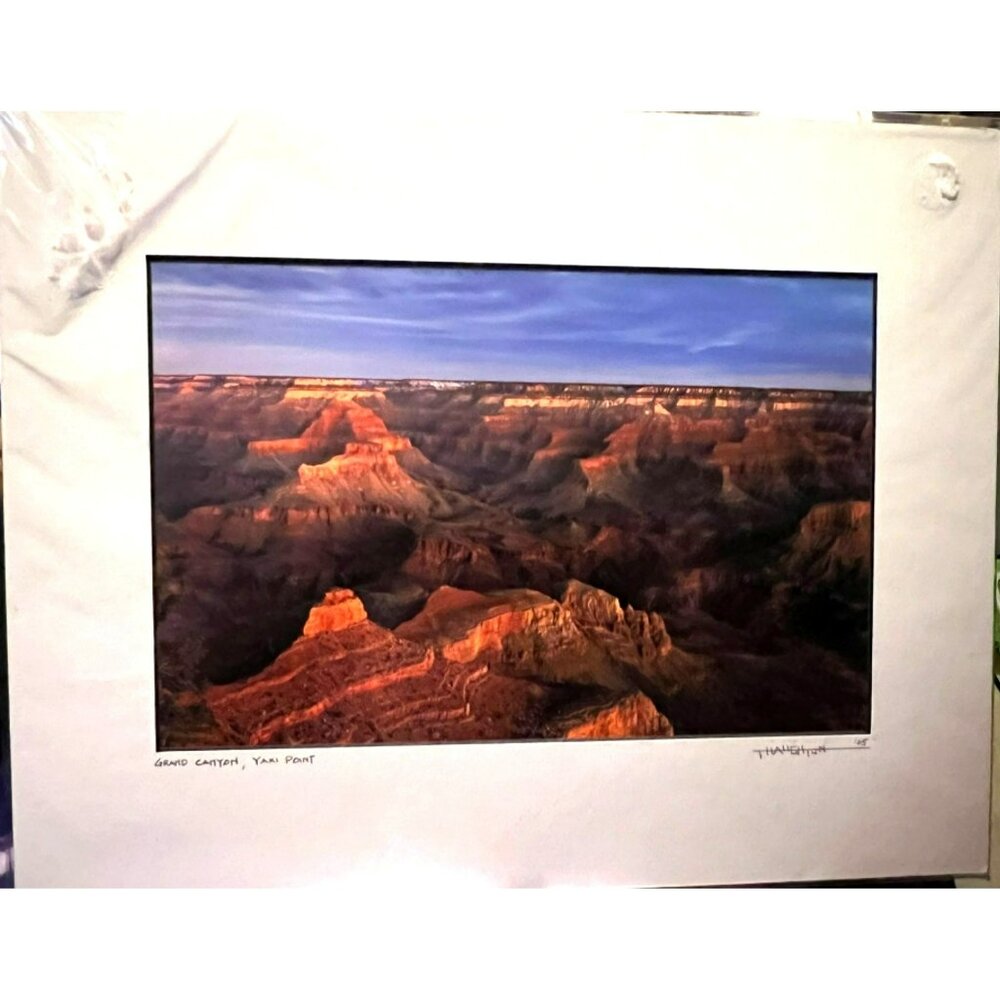 Photograph Grand Canyon Yaki Pount Signed Tim Haughton Light Catcher Studio 14 x